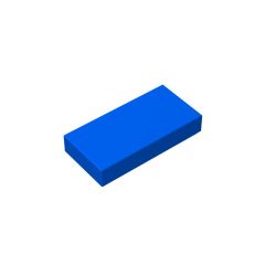 Tile 1 x 2 (Undetermined Type) #3069 Blue 10 pieces