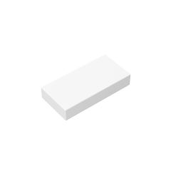 Tile 1 x 2 (Undetermined Type) #3069 White