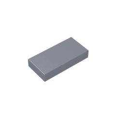 Tile 1 x 2 (Undetermined Type) #3069 Flat Silver