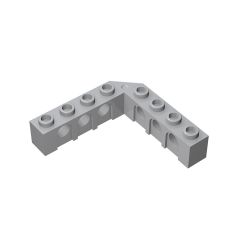 Brick 5 x 5 Right Angle (1 x 4 - 1 x 4) #32555 Light Bluish Gray