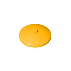 Dish 4 x 4 Inverted (Radar) With Solid Stud #3960 Bright Light Orange