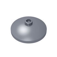 Dish 3 x 3 Inverted (Radar) #43898 Flat Silver
