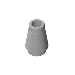 Nose Cone Small 1 x 1 #59900 Light Bluish Gray 10 pieces