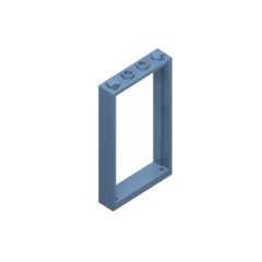 Door Frame 1 x 4 x 6 With 2 Holes On Top And Bottom #60596 Sand Blue