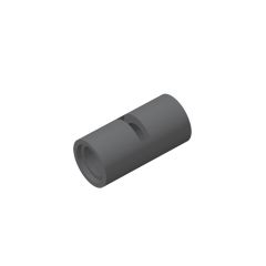 Pin Connector Round 2L With Slot (Pin Joiner Round) #62462 Dark Bluish Gray
