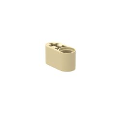 Technic Beam 1 x 2 Thick with Pin Hole and Axle Hole #60483 Tan