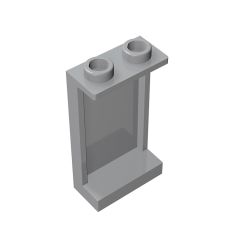 Panel 1 x 2 x 3 - Side Supports / Hollow Studs #87544 Light Bluish Gray