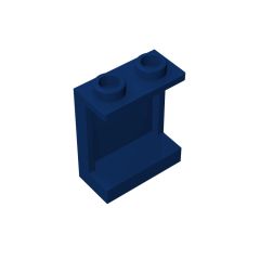 Panel 1 x 2 x 2 With Side Supports - Hollow Studs #87552 Dark Blue