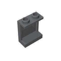 Panel 1 x 2 x 2 With Side Supports - Hollow Studs #87552 Dark Bluish Gray