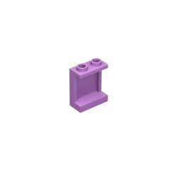 Panel 1 x 2 x 2 With Side Supports - Hollow Studs #87552 Medium Lavender