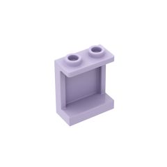 Panel 1 x 2 x 2 With Side Supports - Hollow Studs #87552 Lavender