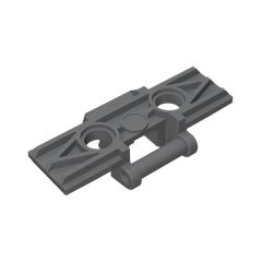 Technic Link Tread Wide with Two Pin Holes, Reinforced #88323 Dark Bluish Gray