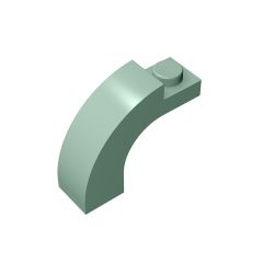 Brick Arch 1 x 3 x 2 Curved Top #92903 Sand Green