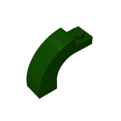 Brick Arch 1 x 3 x 2 Curved Top #92903 Dark Green