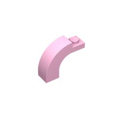 Brick Arch 1 x 3 x 2 Curved Top #92903 Bright Pink