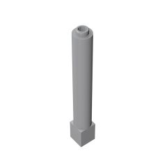 Support Technic 1 x 1 x 6 Solid Pillar #43888 Light Bluish Gray