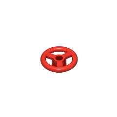 Vehicle Steering Wheel Small 2 Studs Diameter #30663+16091 Red