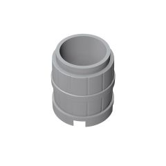 Barrel 2 x 2 x 2 #2489 Light Bluish Gray
