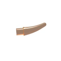 Animal Body Part, Barb / Claw / Tooth / Talon / Horn, Small #53451 Trans-Orange