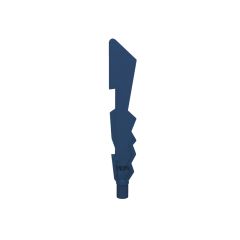 Weapon Sword with Jagged Edges #11439 Dark Blue