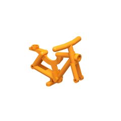 Bicycle Frame - Solid or Hollow Stud #4719 Orange