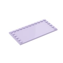 Plate Special 6 x 12 with Studs on 3 Edges #6178 Lavender