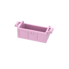 Treasure Chest Bottom with Rear Slots #4738a Bright Pink