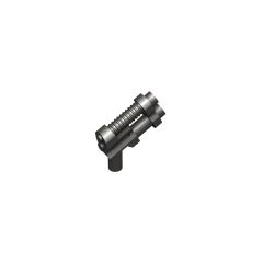 Weapon Gun / Pistol Two Barrel #95199 Titanium Metallic