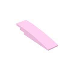Slope Curved 8 x 2 No Studs #42918 Bright Pink