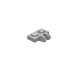 Hinge Plate 1 x 2 Locking with 2 Fingers on Side, 7 Teeth #50340