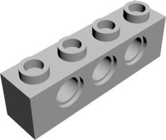 Technic Brick 1 x 4 [3 Holes] #3701