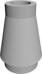 Nose Cone Small 1 x 1 #59900 Light Bluish Gray